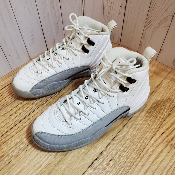 510815 108 Nike Air Jordan 12 Retro GS 'Wolf Grey' 7Y - Picture 1 of 6